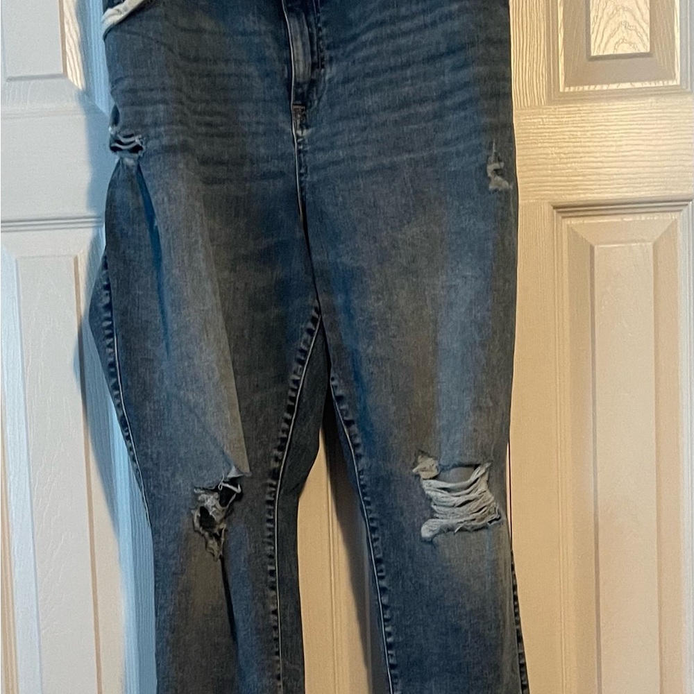 Torrid Blue Distressed Boyfriend Jeans